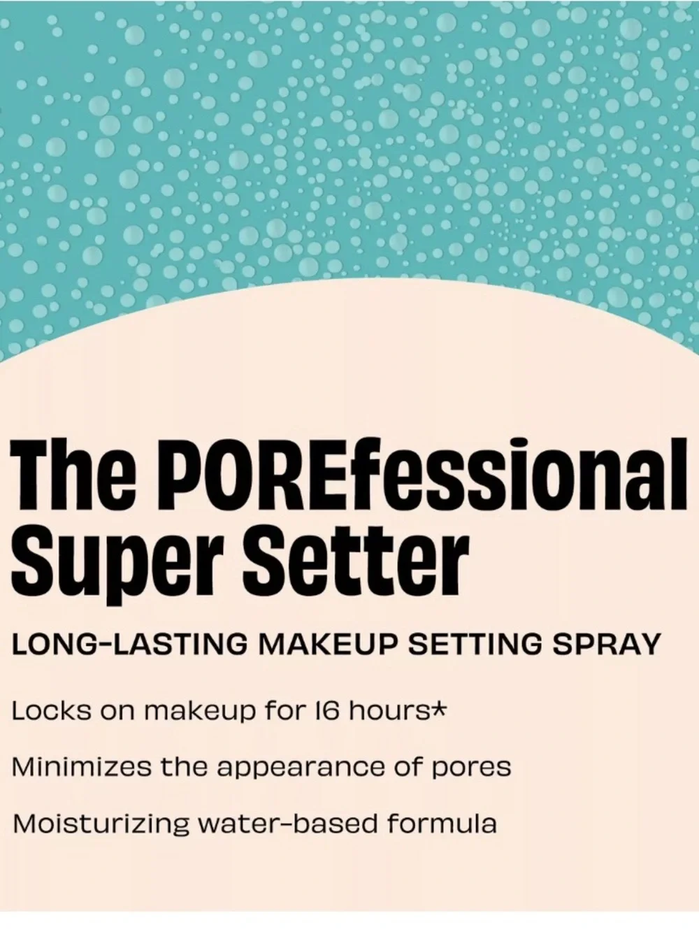 Benefit POREfessional Super Setter Makeup Setting Spray Mini 15ml BRAND NEW